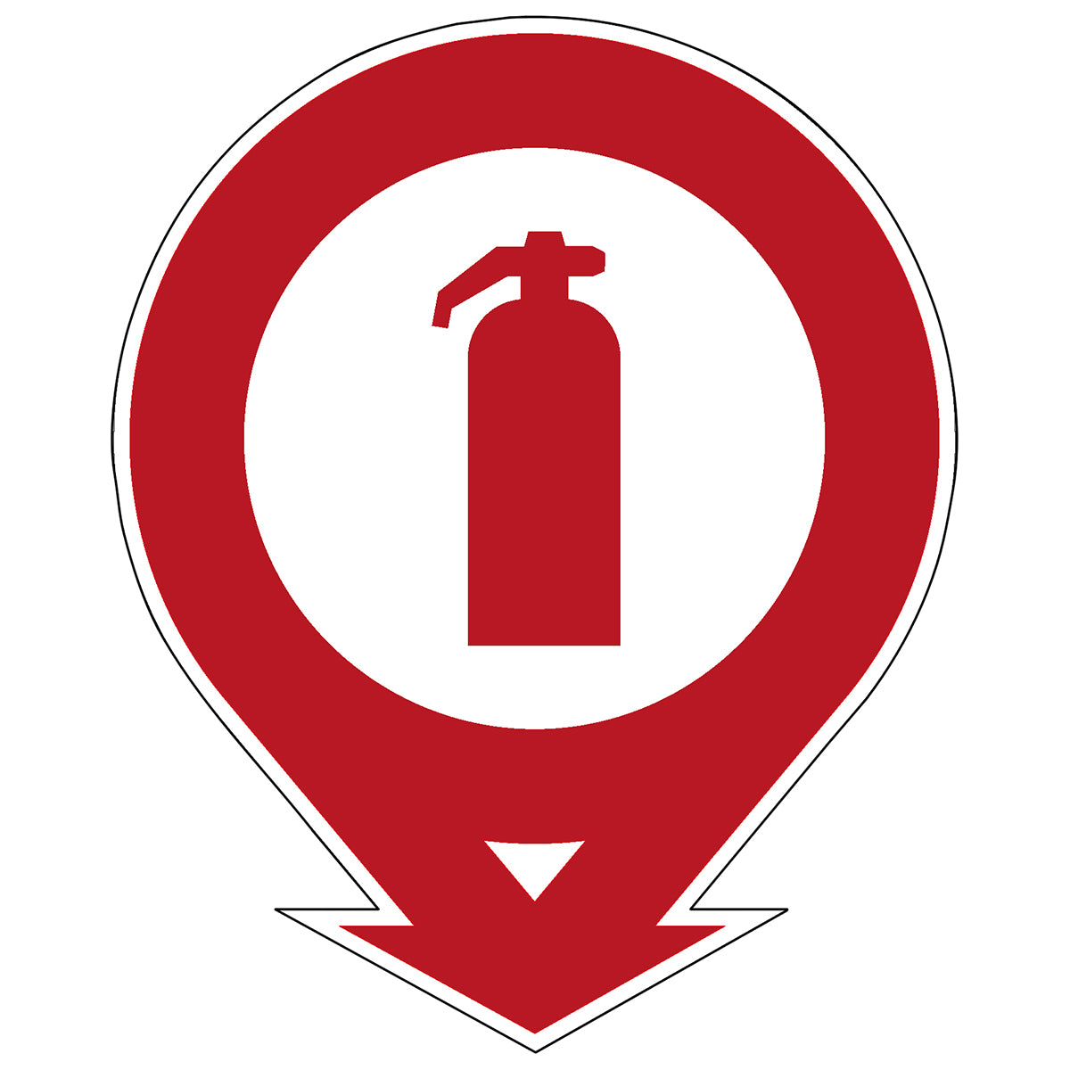 Pictogramme sécurité incendie - Extincteur (produit francophone)