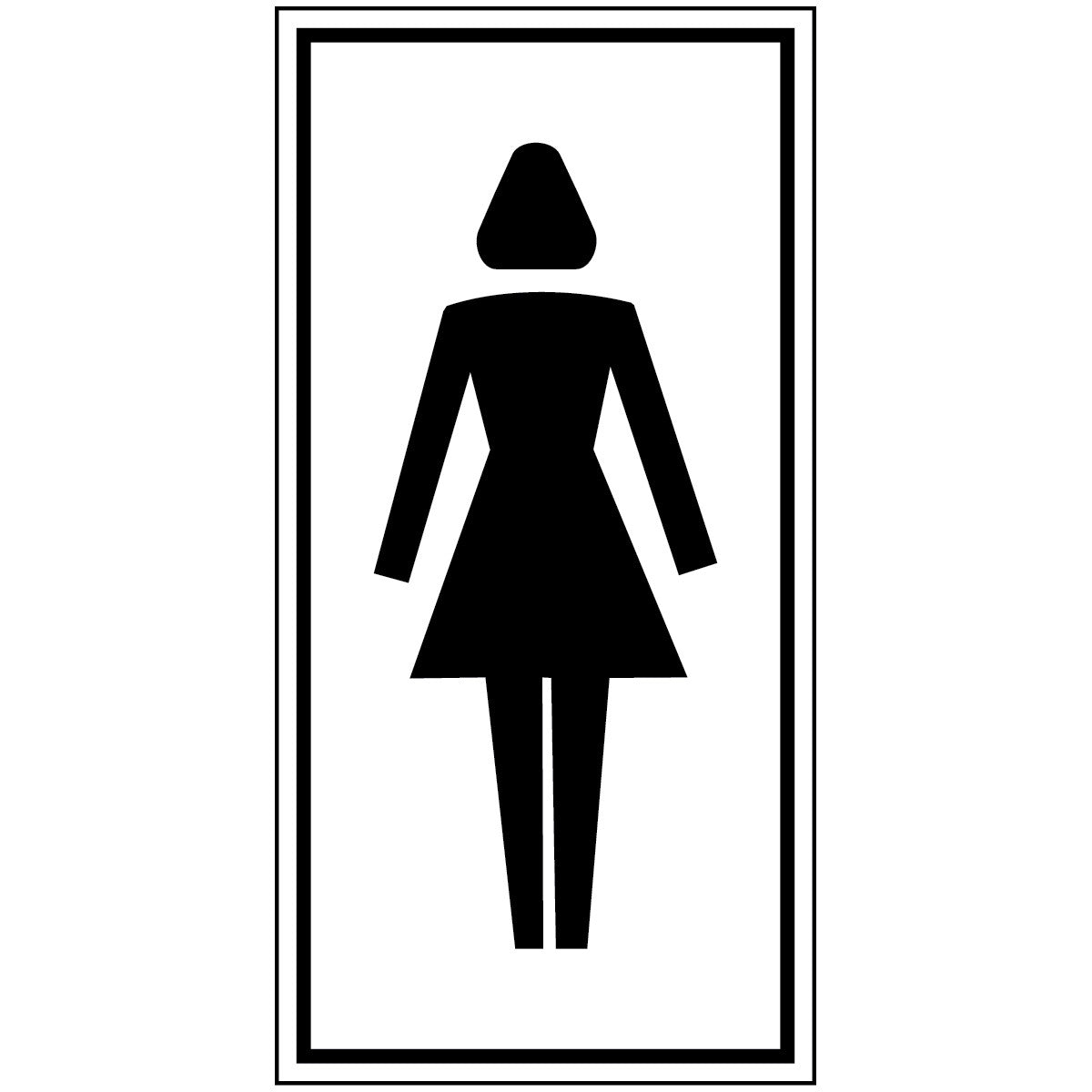 Hinweisschilder - Toilette für Damen