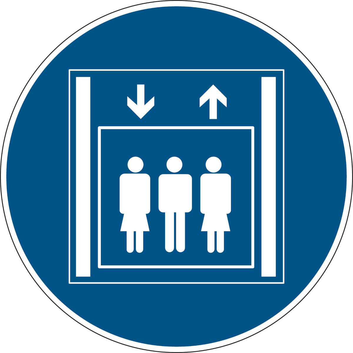 Gebotsschilder - Personenaufzug