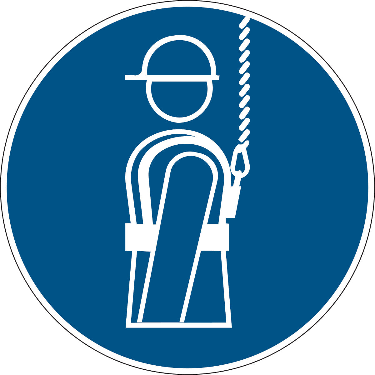 Minipiktogramme - Auffanggurt benutzen