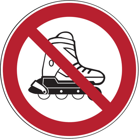 Verbotsschilder - Inline-Skates verboten