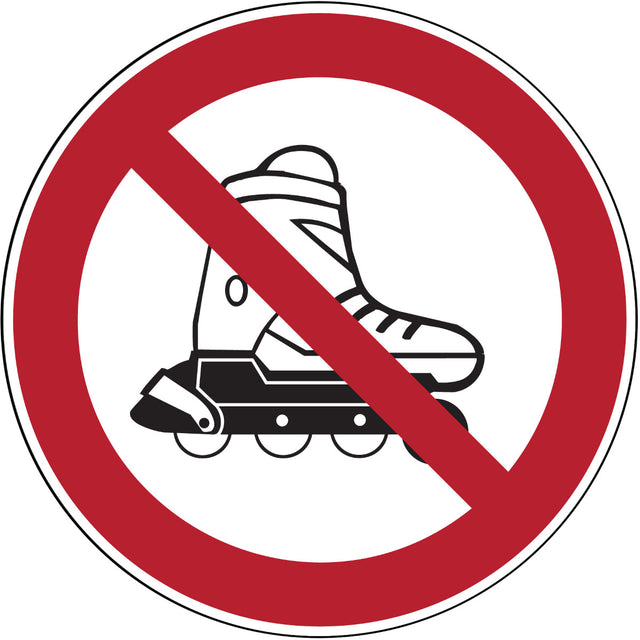 Verbotsschilder - Inline-Skates verboten