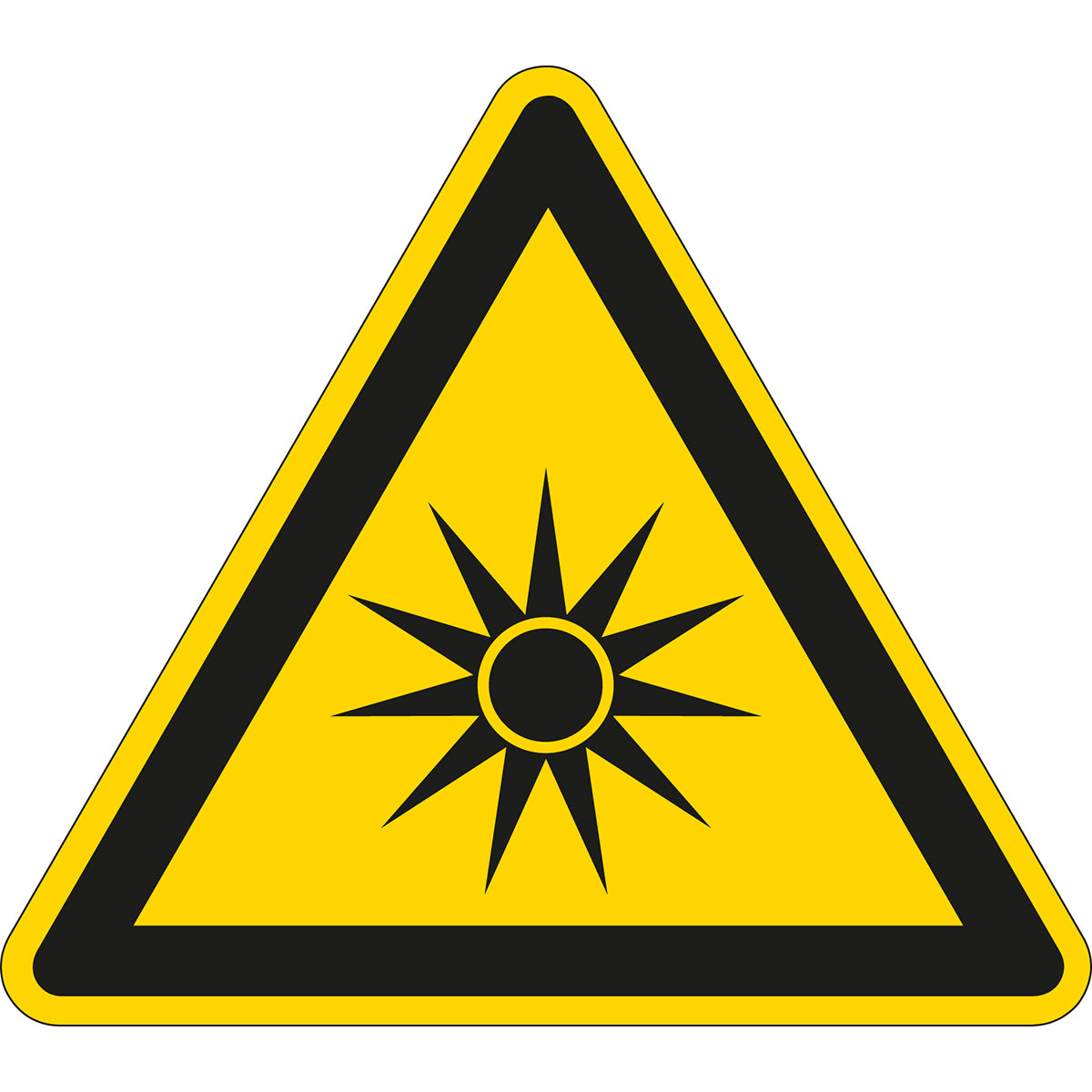 Mini pictograms - Warning of optical radiation