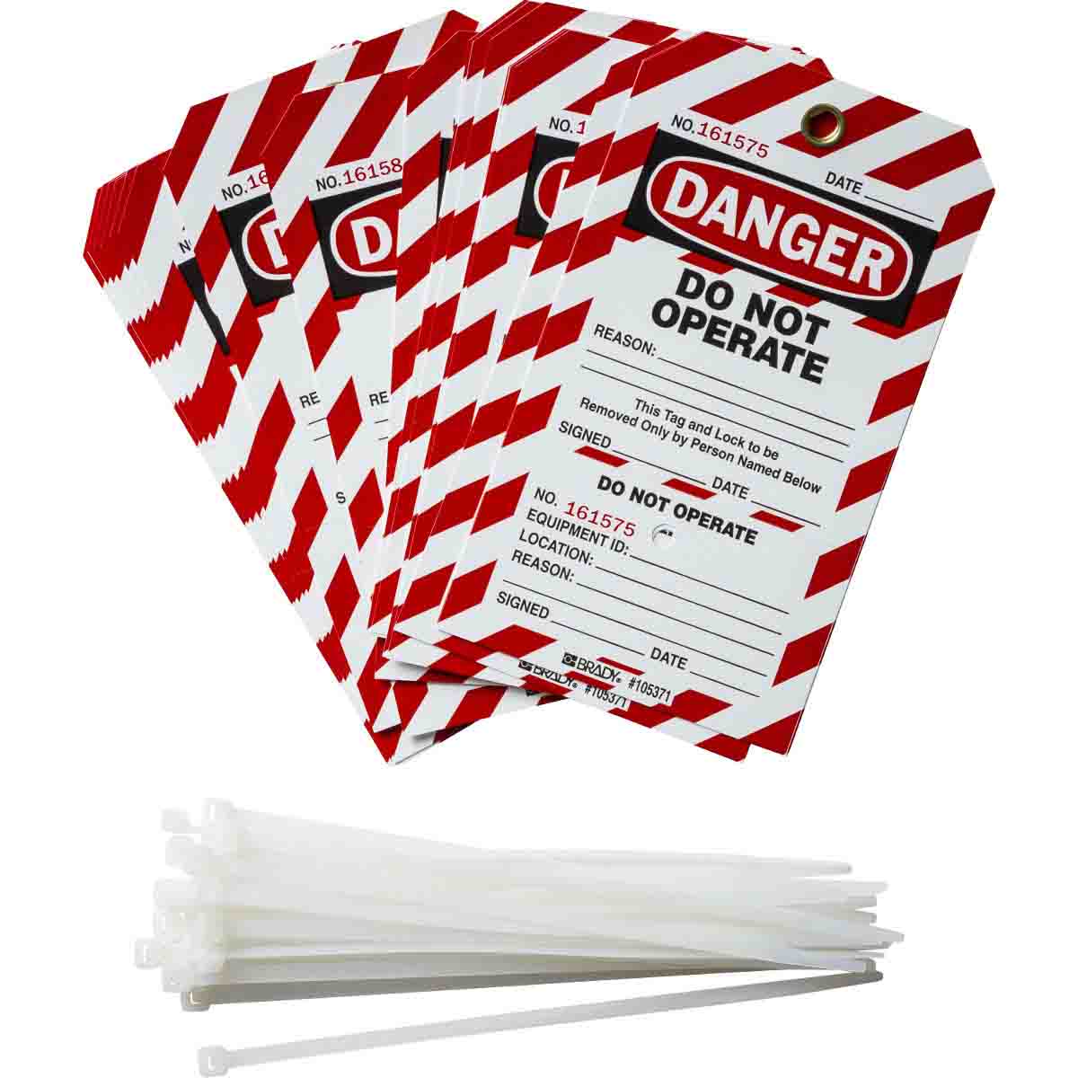 Zweiteilige, perforierte Anhänger