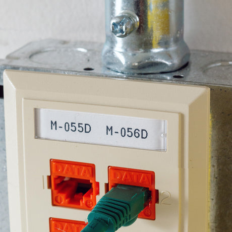 Sehr reißfeste Einsteckschilder/Anhänger aus Polypropylen für M610, M611, M710 (mit Medienadapter)