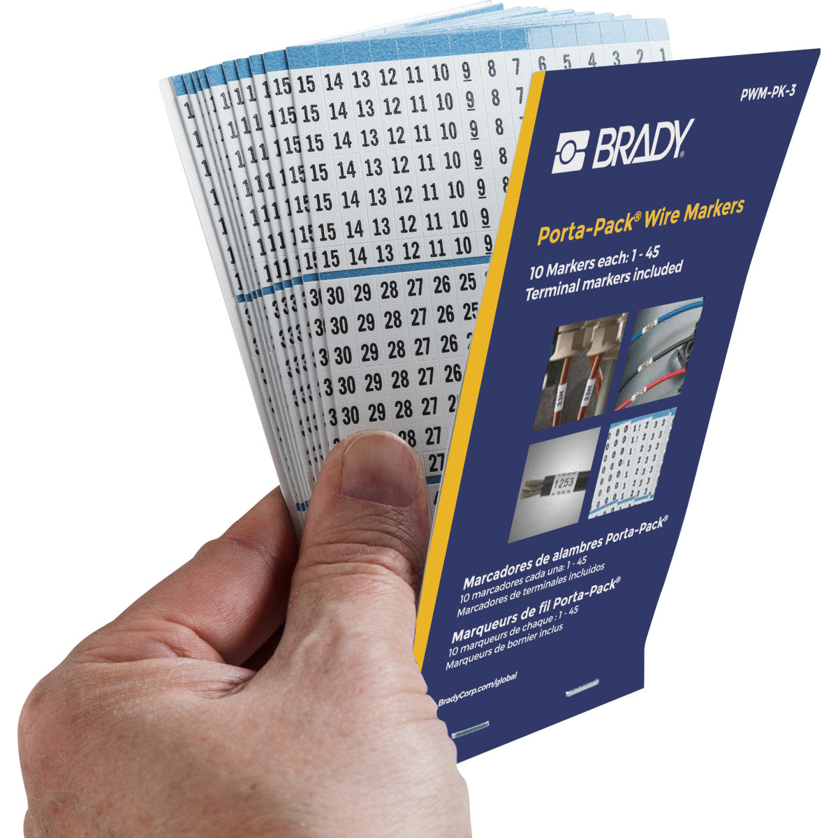 Porta-Pack Hefte mit Kabelkennzeichnungsetiketten