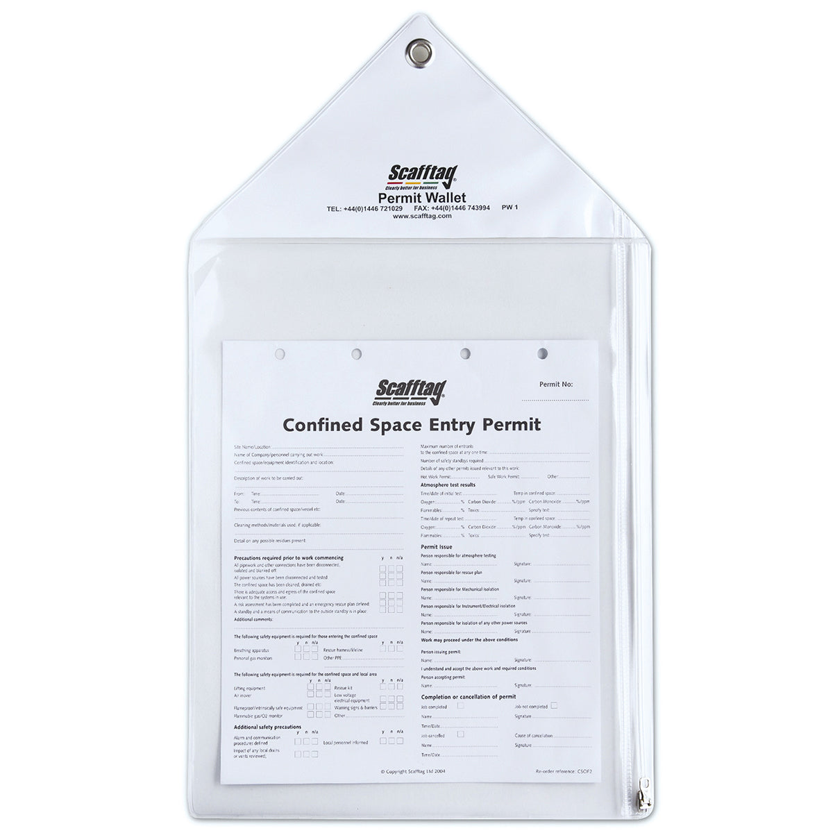 A4 Aufbewahrungstaschen für Genehmigungen