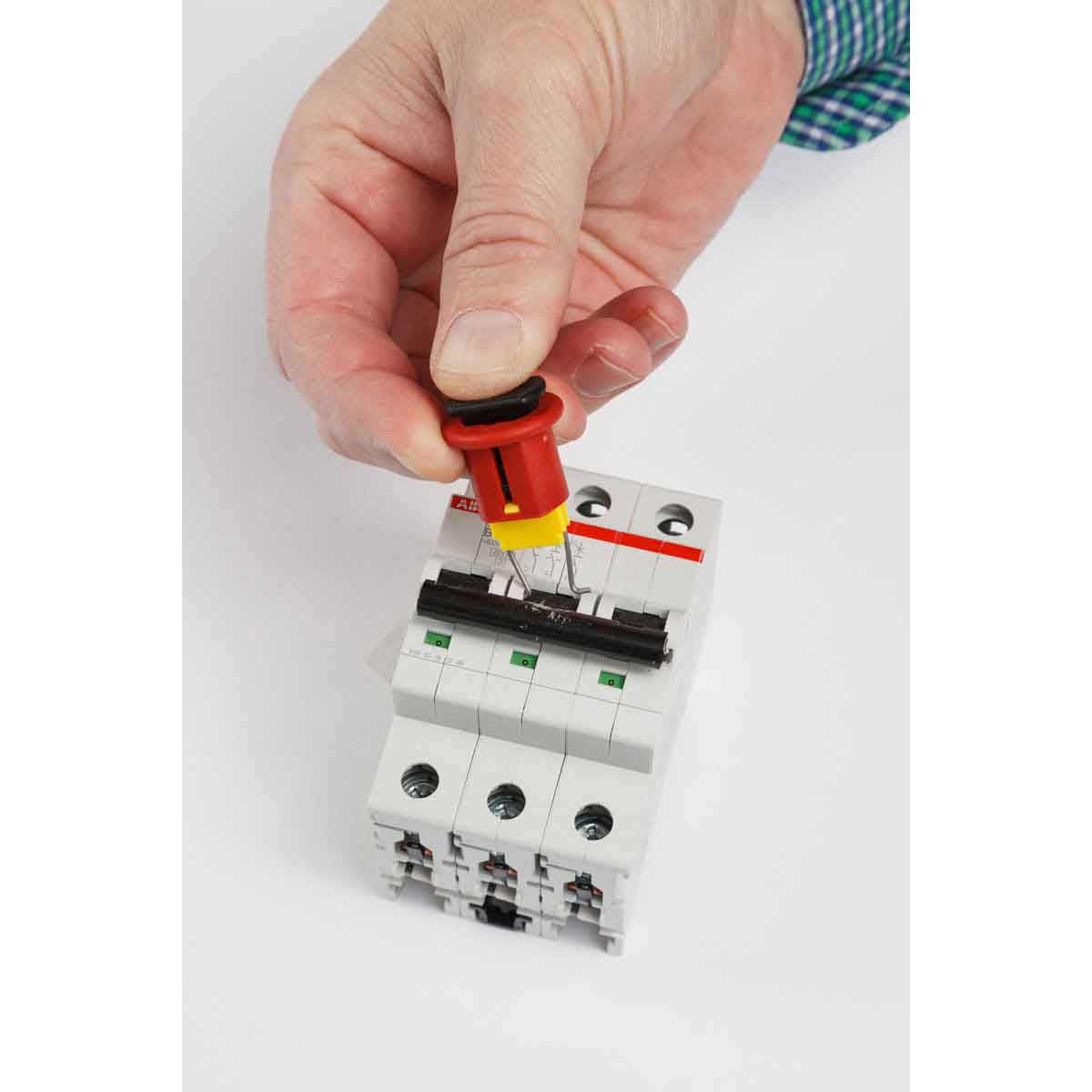 Miniatur-Verriegelungssystem für Schutzschalter, Typ POW (ABB MS325)