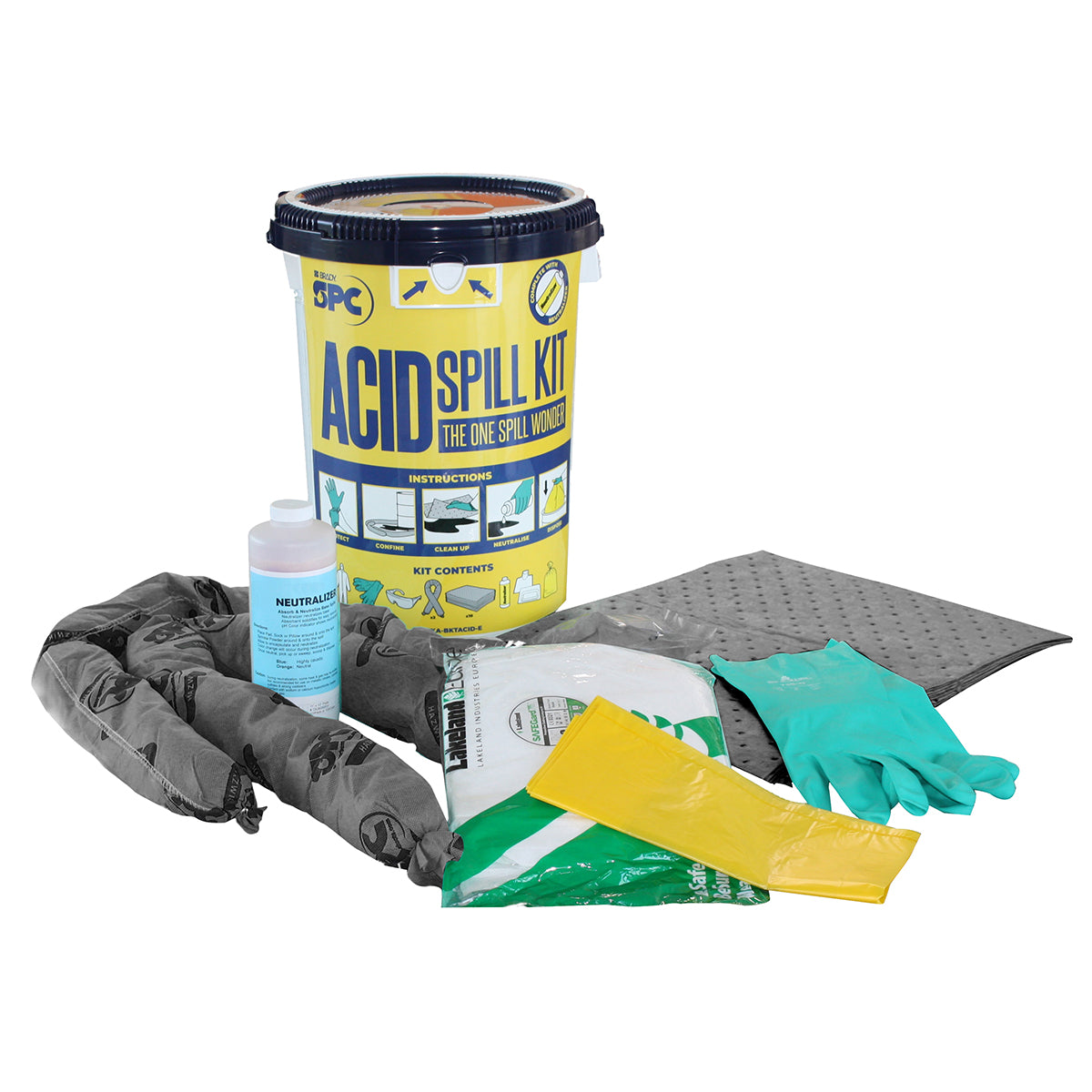 Spezielles Notfall-Set, Chemikalien – zur Neutralisierung von Säuren