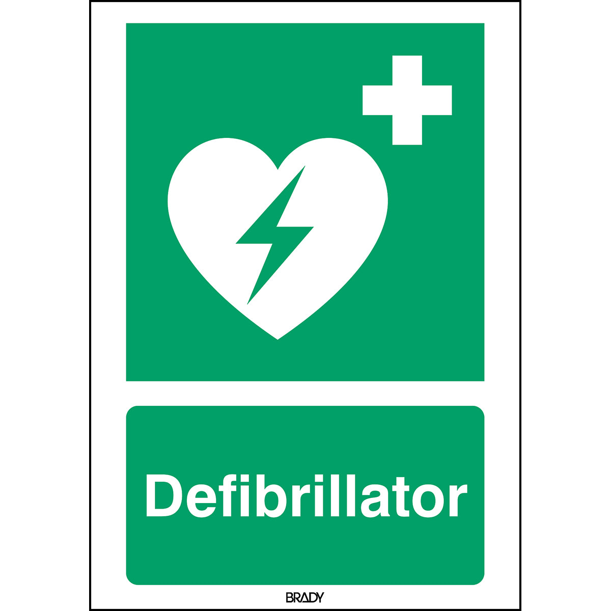 ISO 7010 symbol - defibrillator