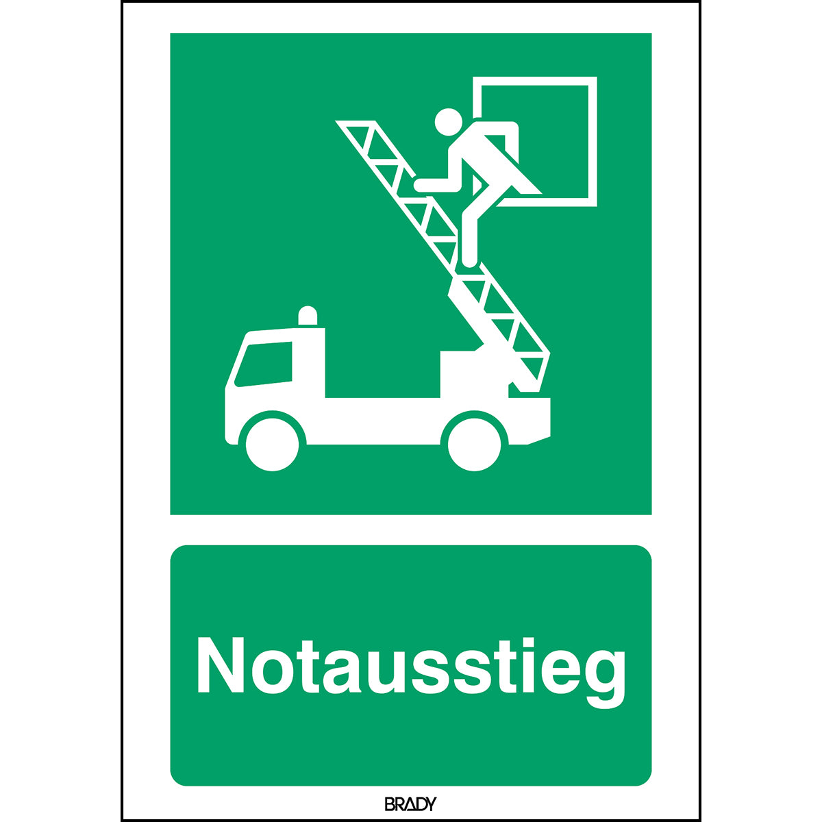 ISO 7010 sign - emergency exit