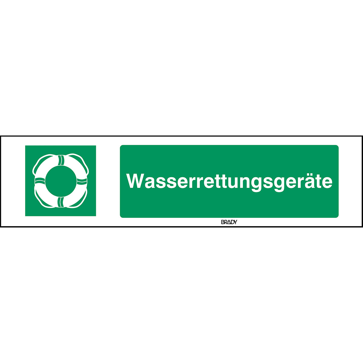 ISO-Sicherheitsschild – Wasserrettungsgeräte