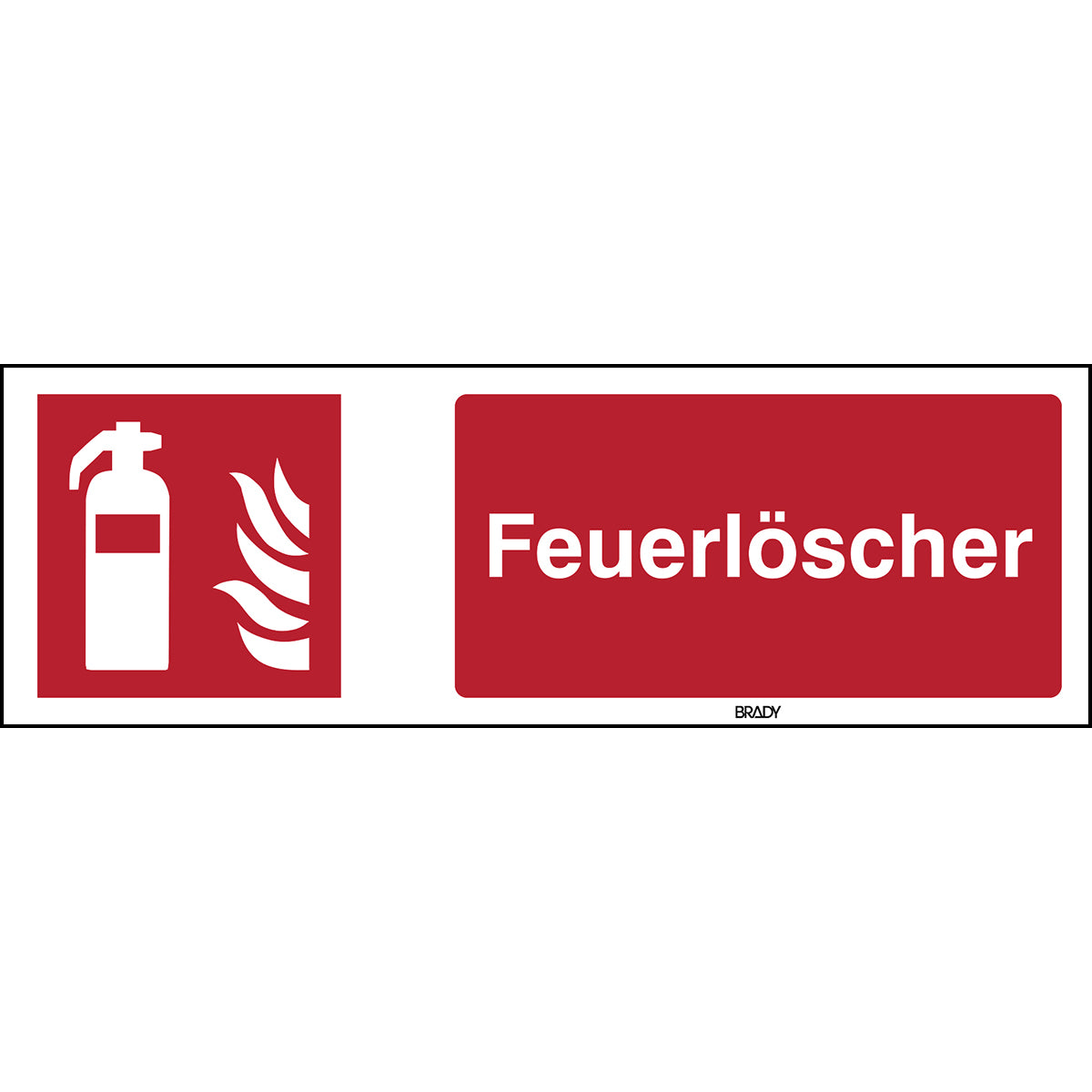 ISO 7010 Zeichen - Feuerlöscher