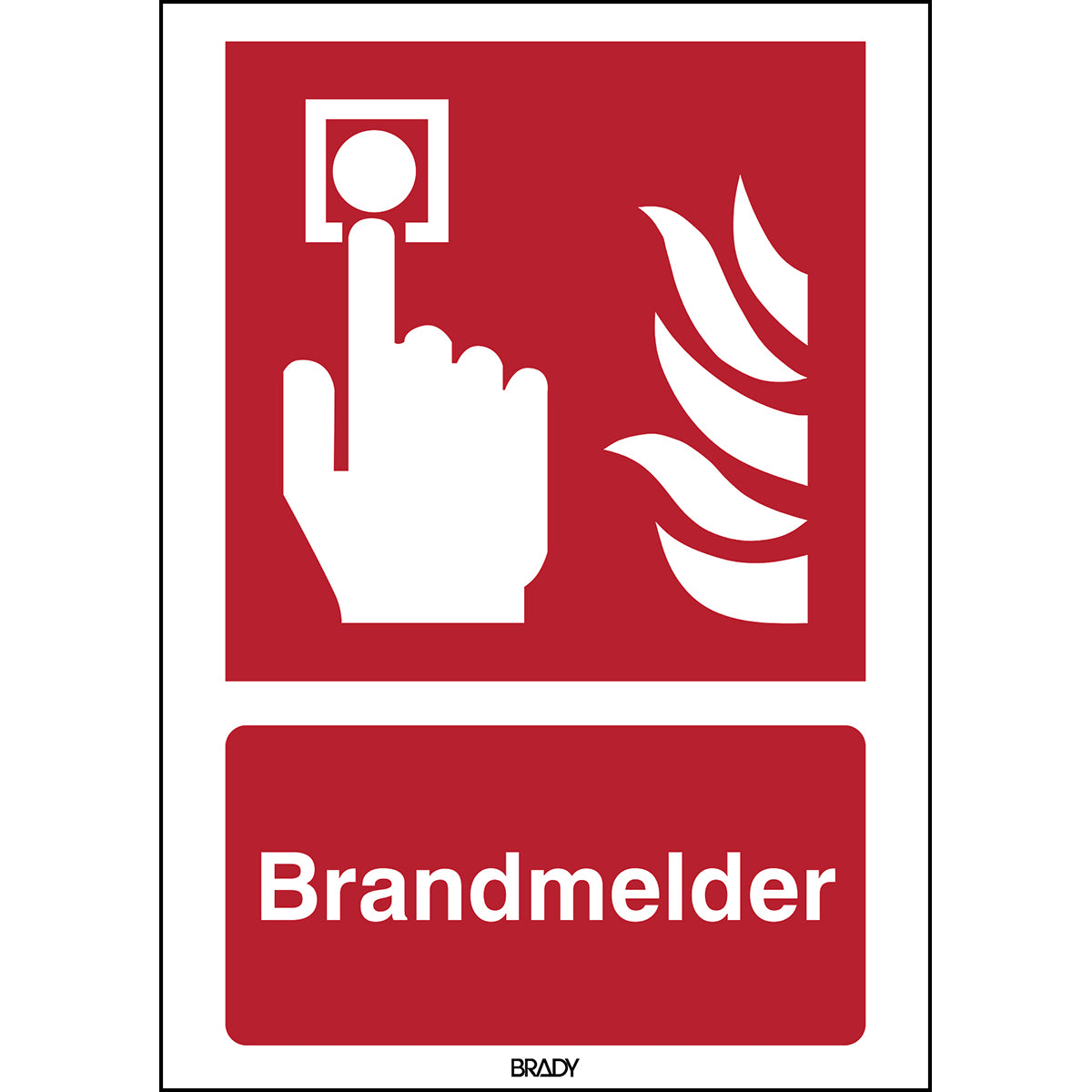 Symbole ISO 7010 - détecteur d'incendie