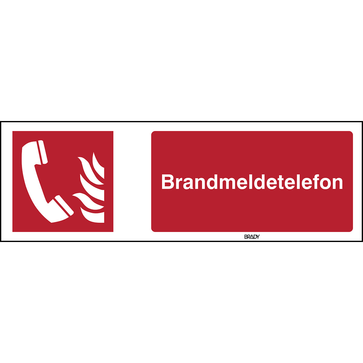 Symbole ISO 7010 - Téléphone d'alarme incendie