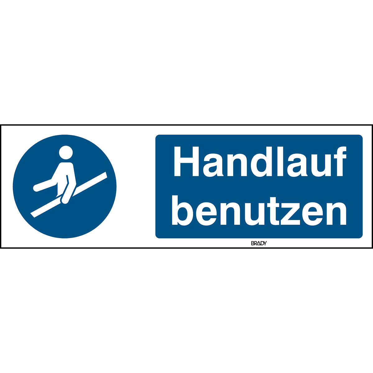 ISO 7010 sign - Use handrail