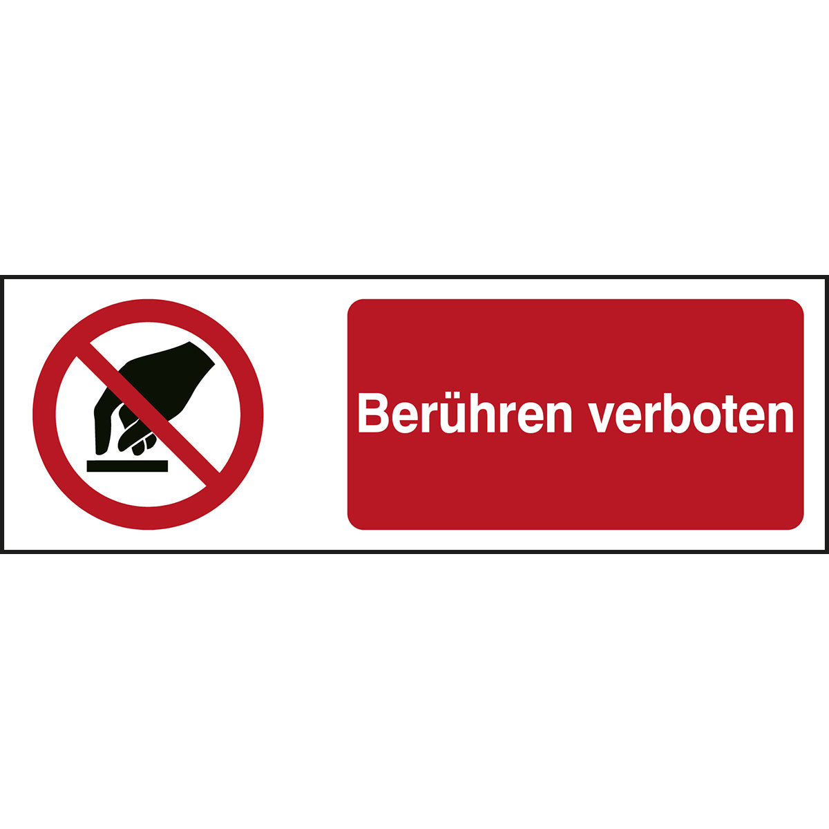 ISO 7010 sign - Do not touch