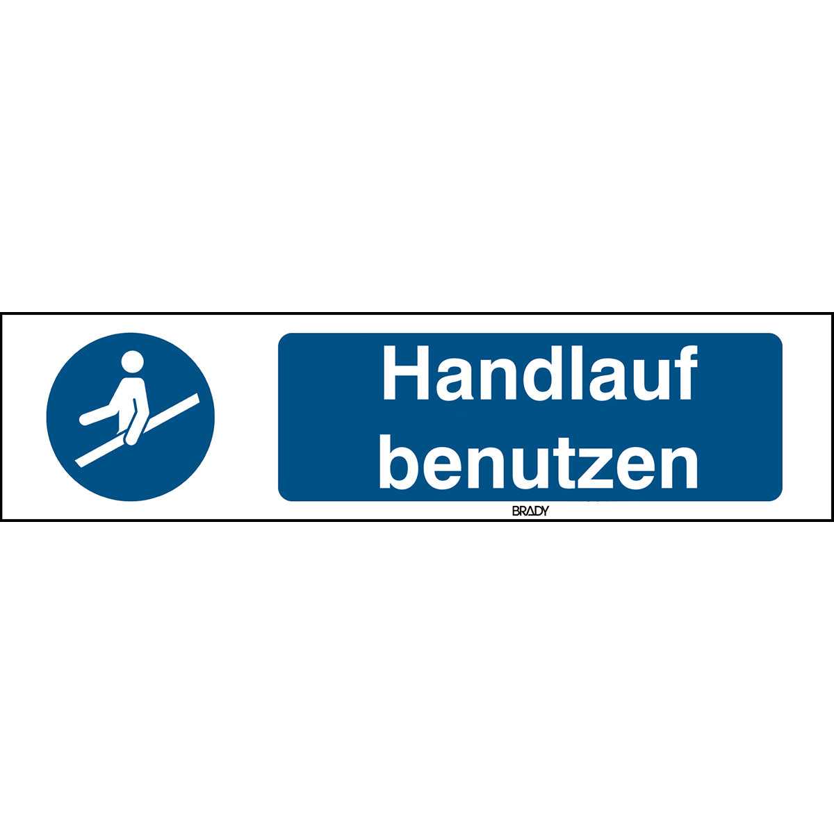 ISO 7010 sign - Use handrail