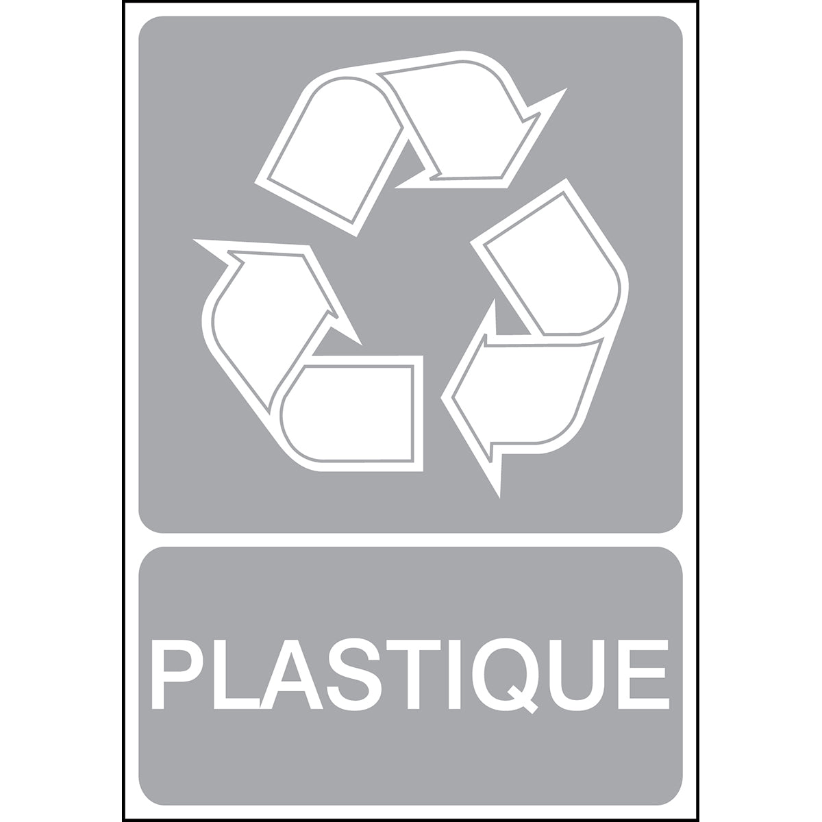 Pictograms - PLASTIQUE (francophone product)