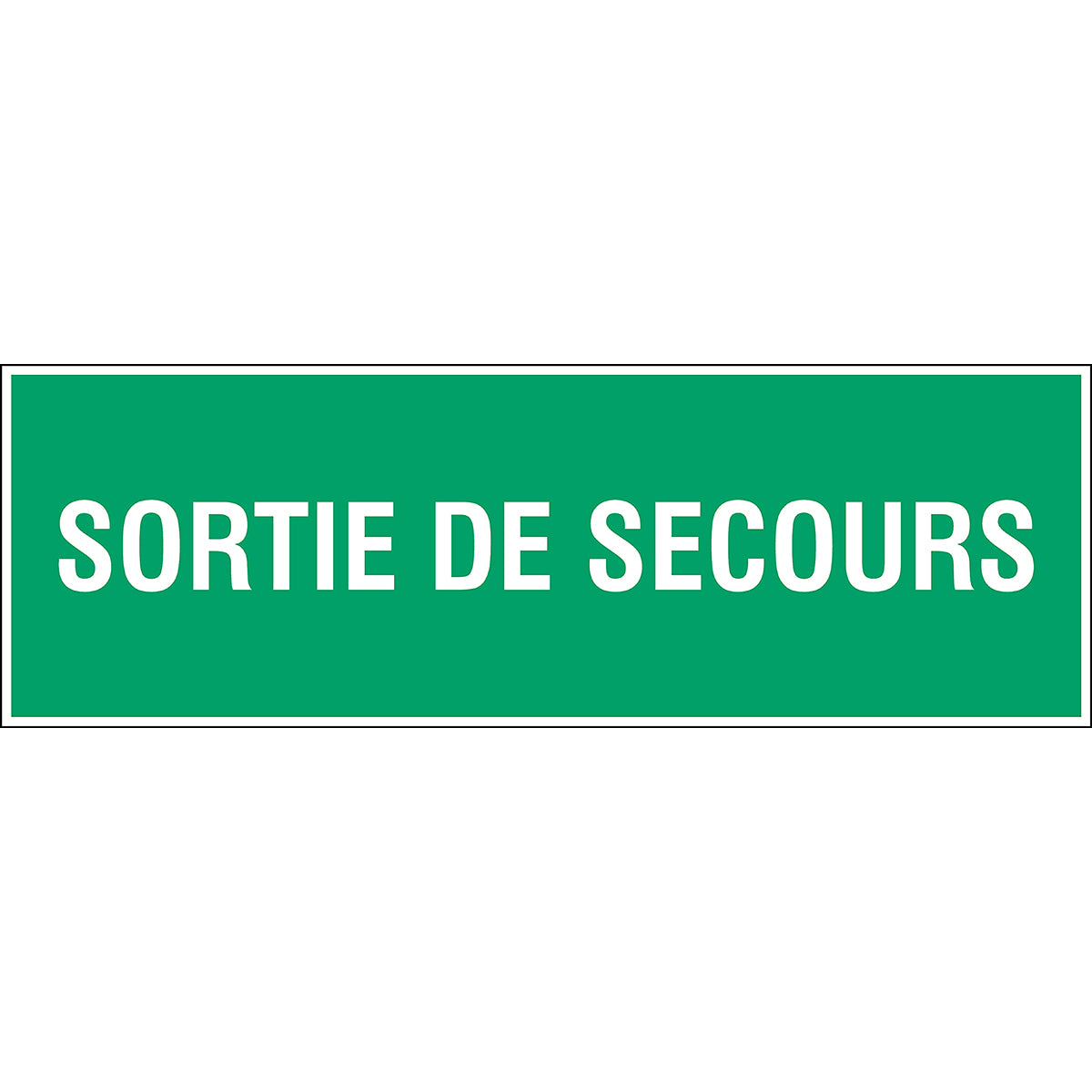 Ausschilderung von Fluchtweg – Notausgang