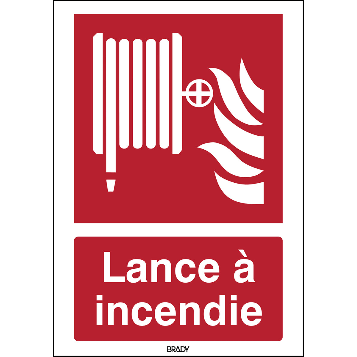 Feuerlöschschlauch – ISO 7010