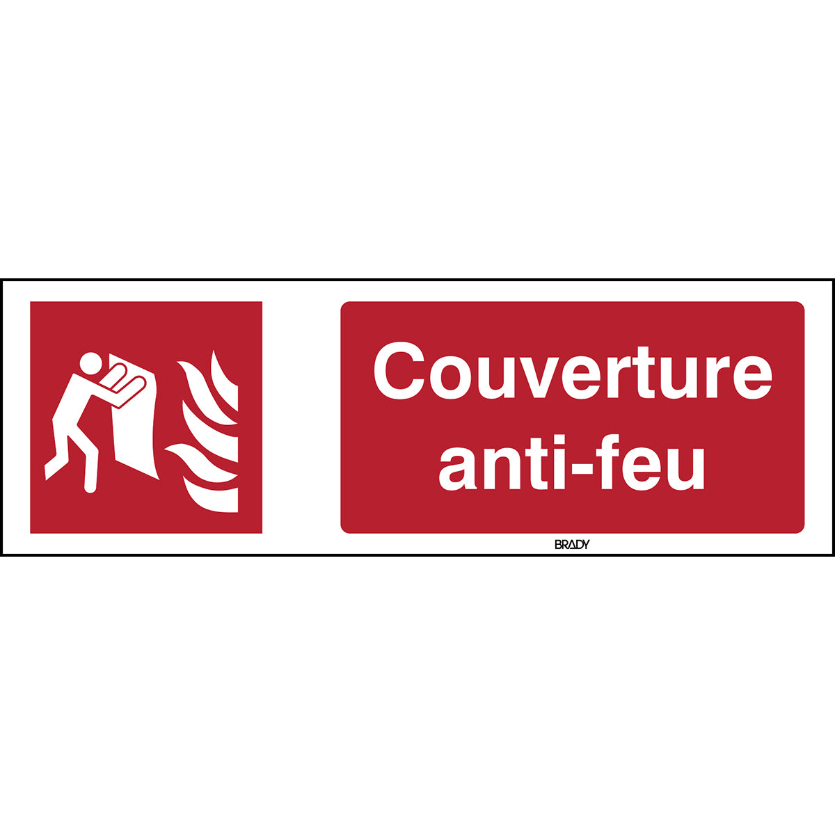 Feuerlöschdecke – Sicherheitsschild – ISO 7010