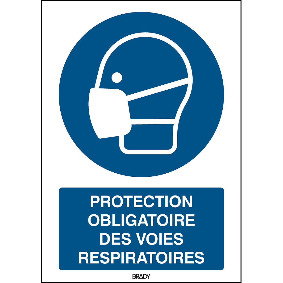 Leichten Atemschutz tragen – ISO 7010