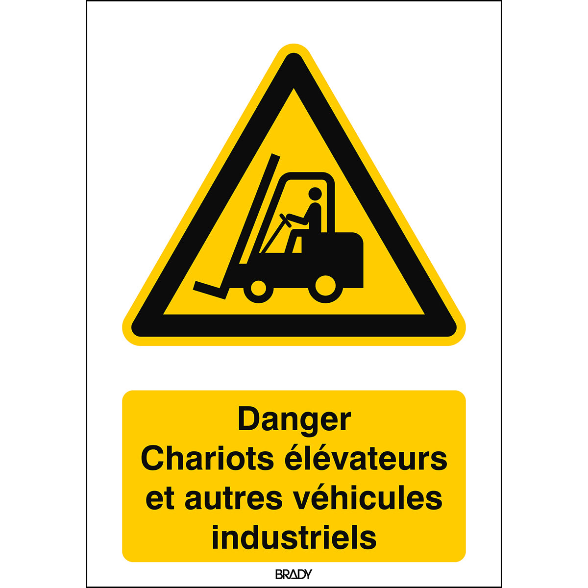 Signaling ISO 7010 - Danger (francophone product)