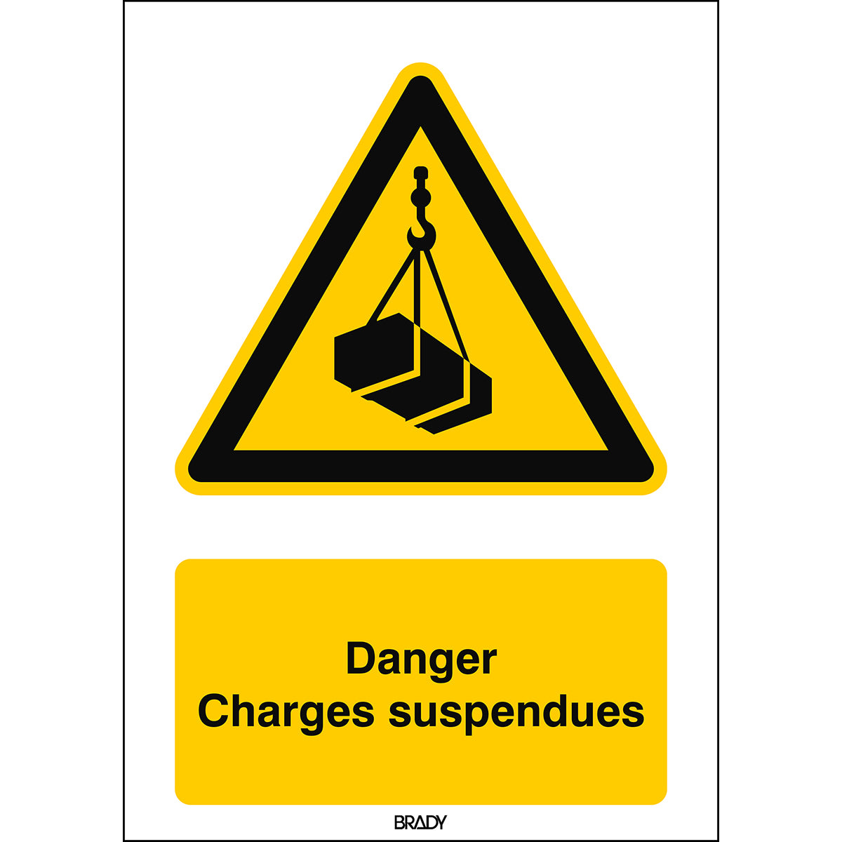 Signaling ISO 7010 - Danger (francophone product)