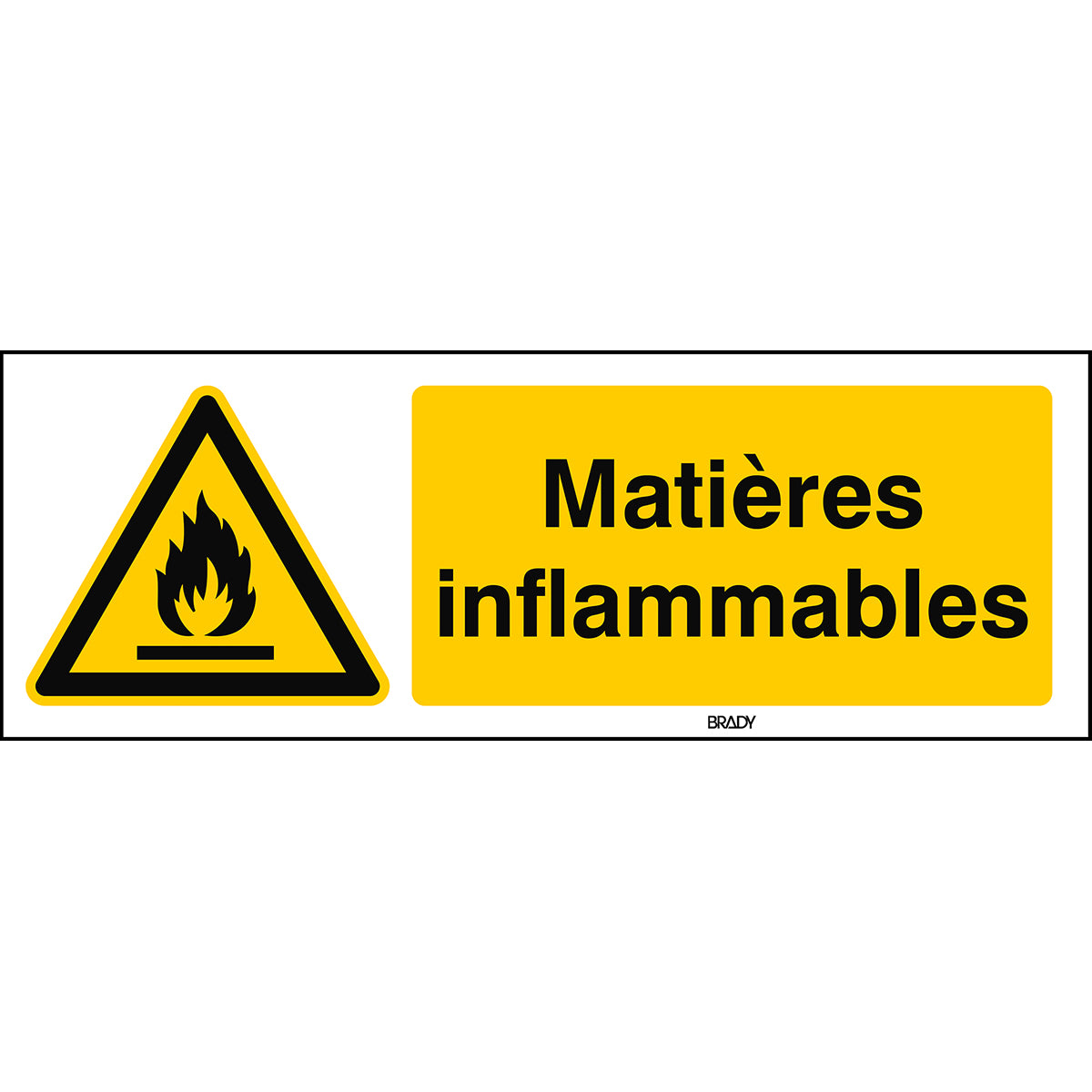 Warnung; feuergefährliche Stoffe – ISO 7010