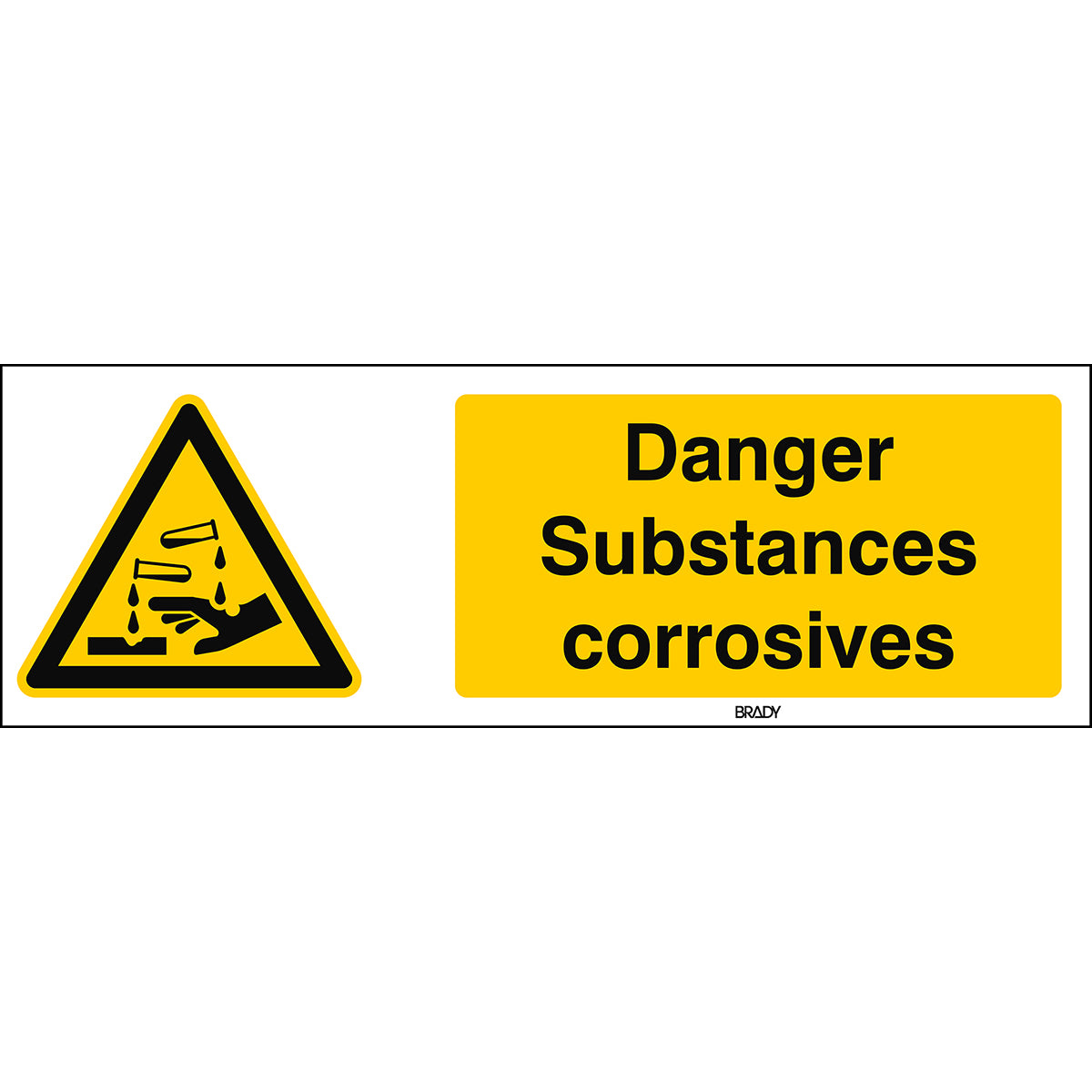 Signaling ISO 7010 - Danger (francophone product)