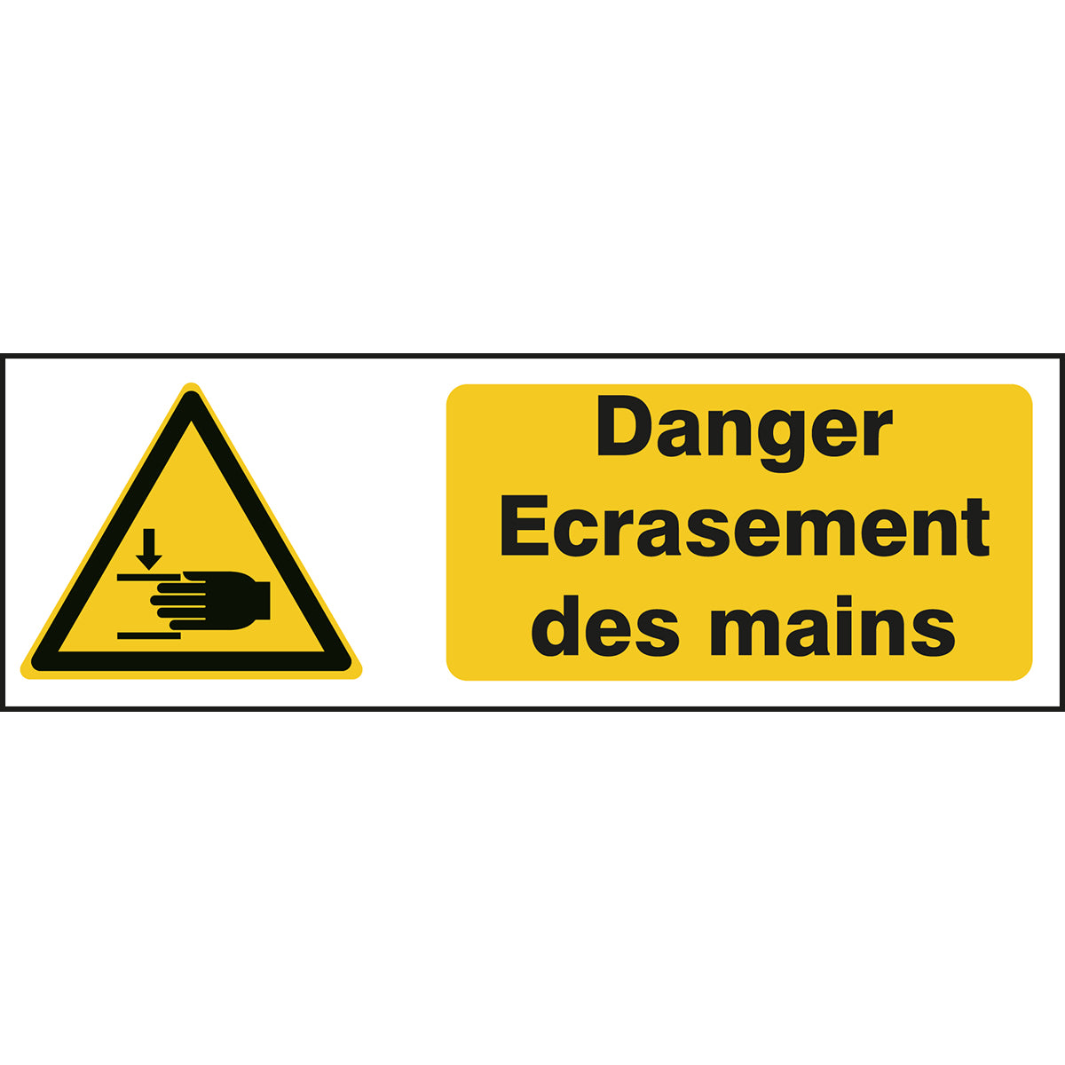 Signaling ISO 7010 - Danger (francophone product)