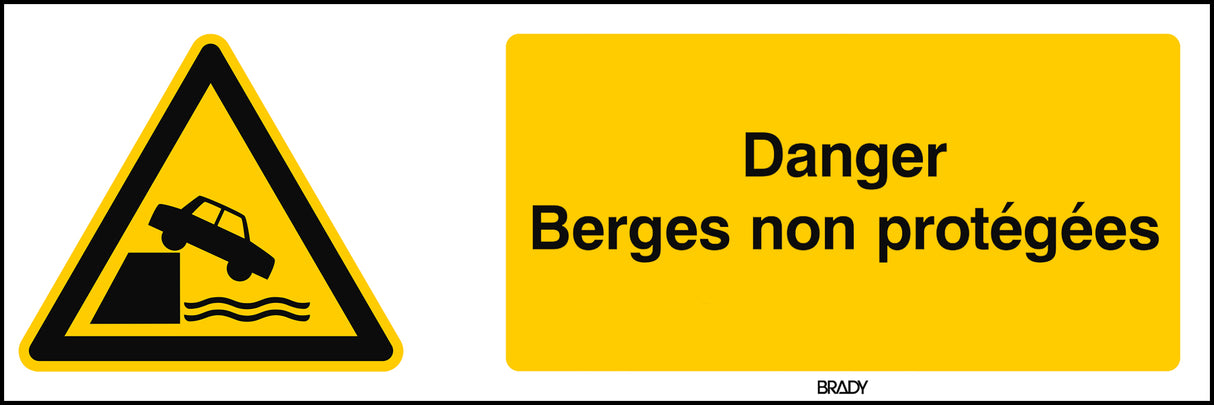 ISO Sicherheitskennzeichnung - Warnung Ungeschützten Kanten