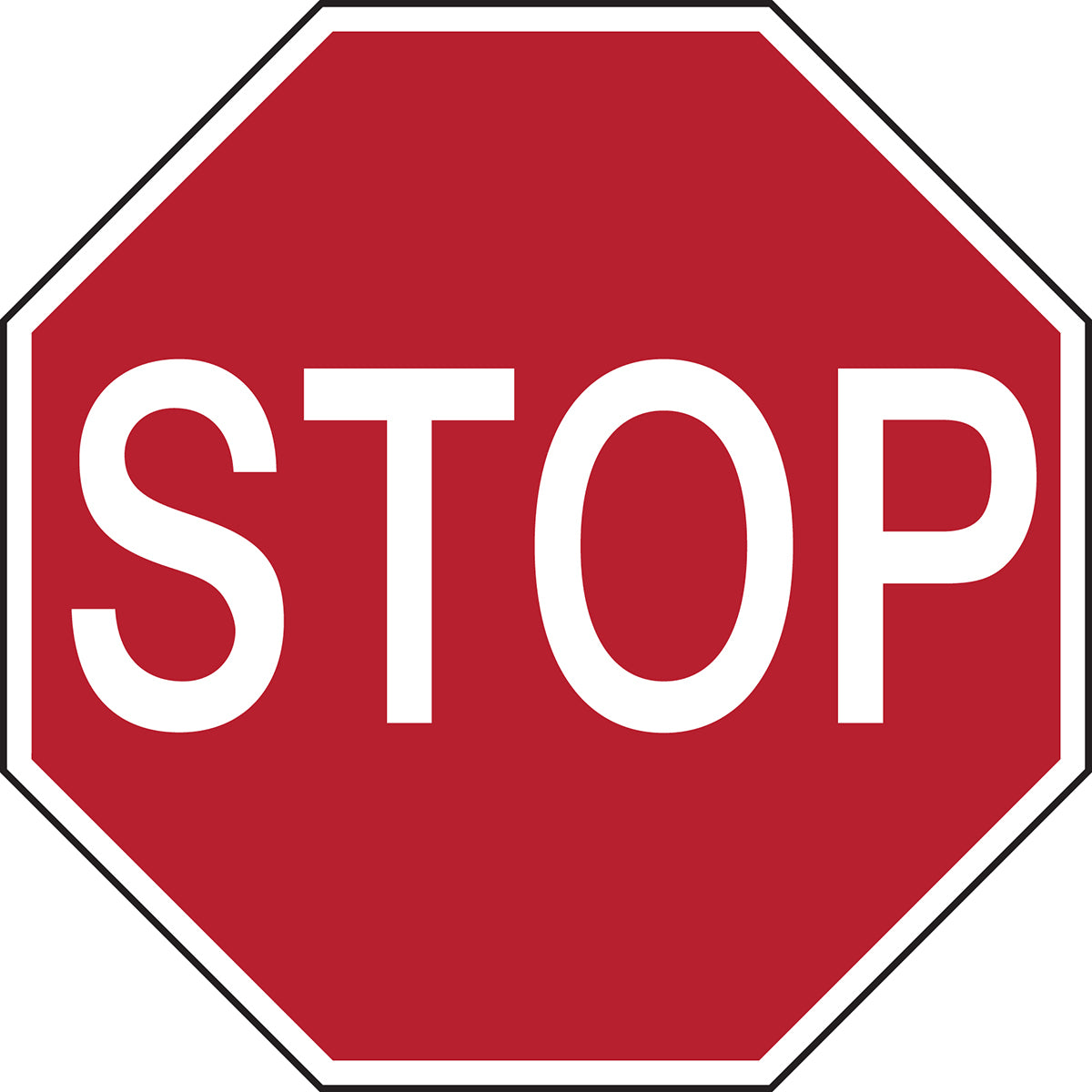Verbotsschilder - Stop