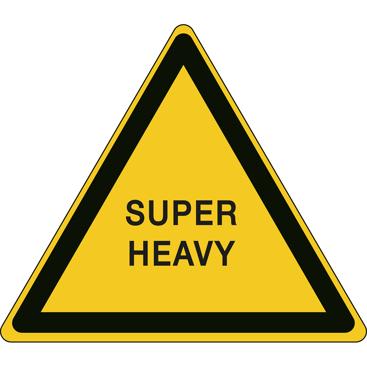 Transportschild für sehr schwere Last