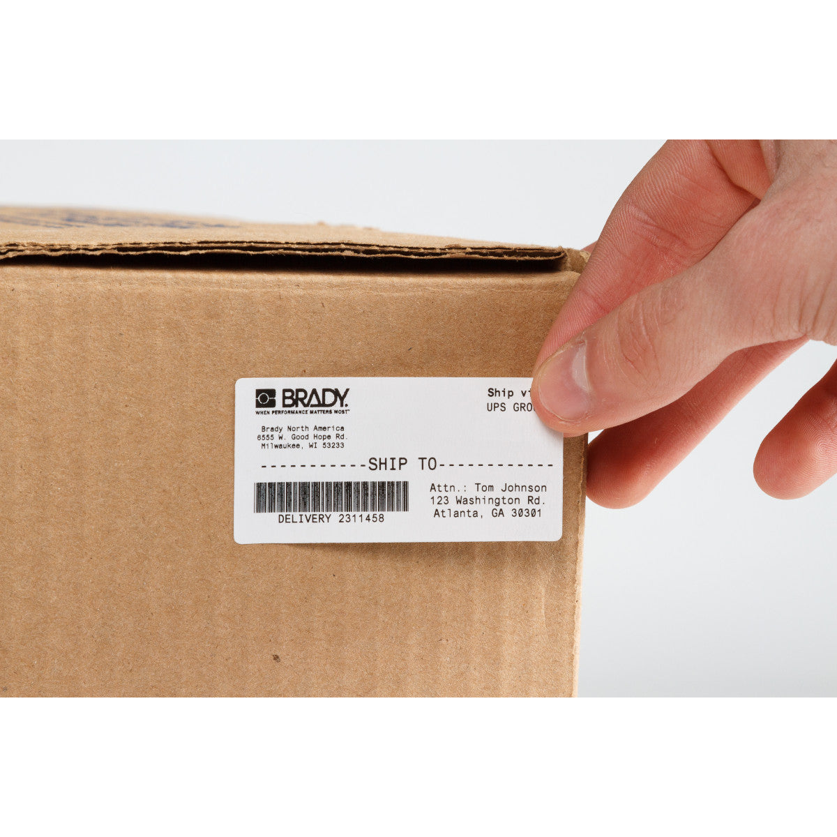 Pre-sized labels for printers