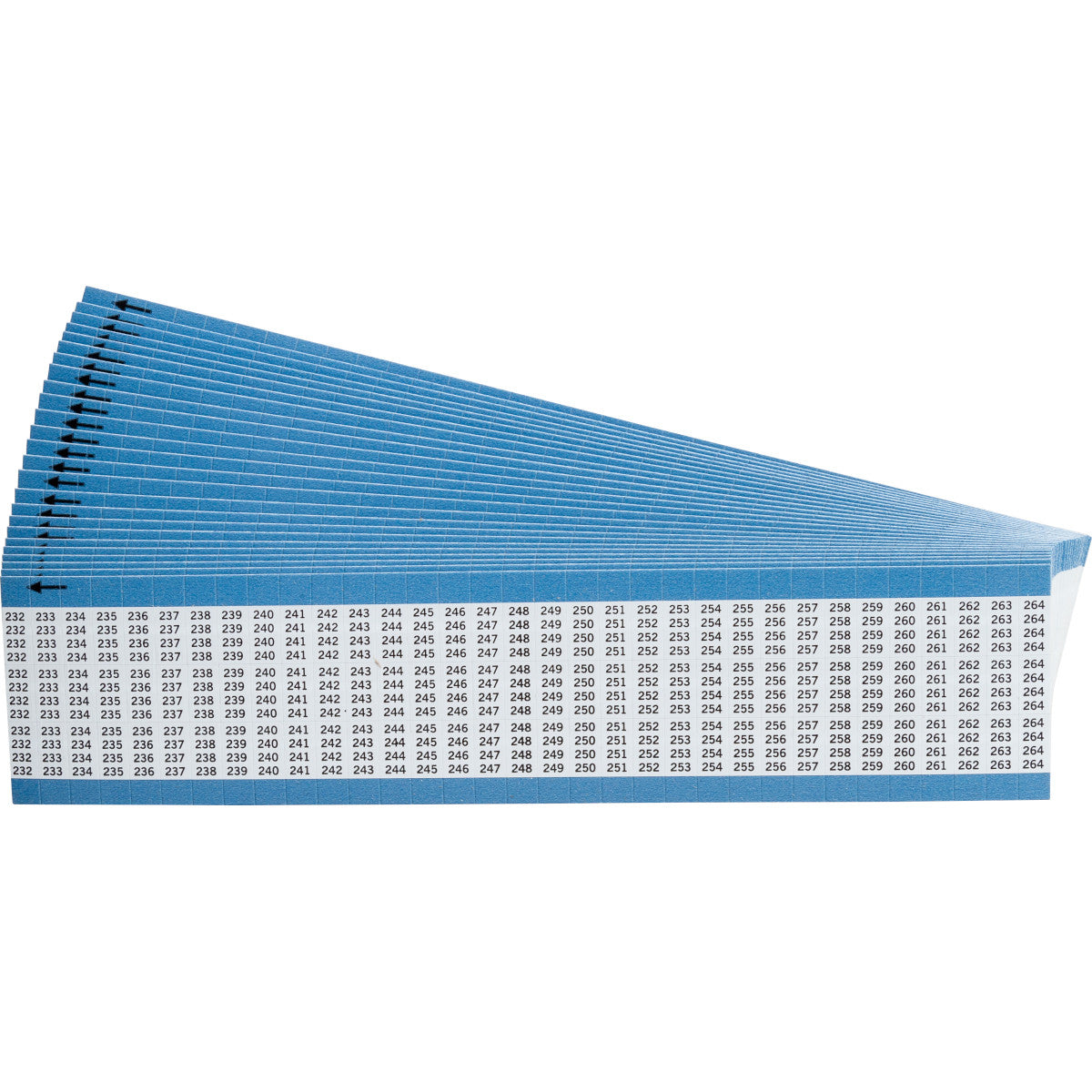 Miniatur-Kabelkennzeichnungen - fortlaufende Zahlen