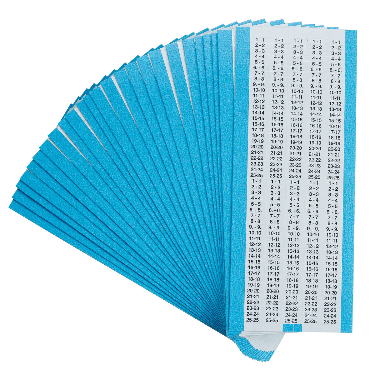 Mikro-Kabelkennzeichnungen - fortlaufend wiederholte Zahlen