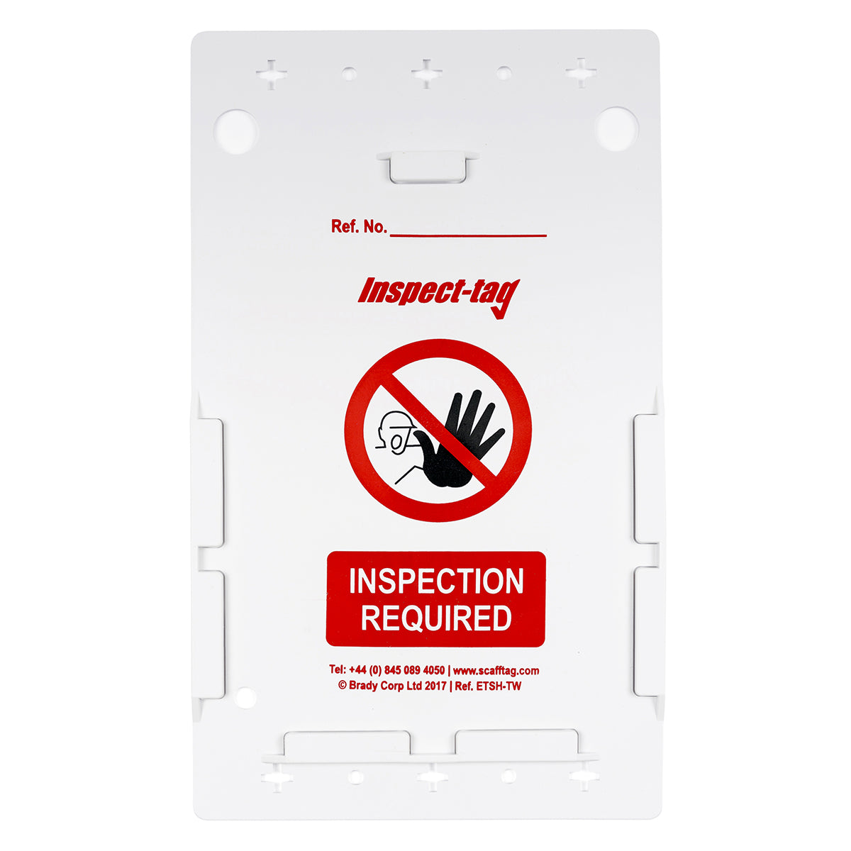 Inspect-tag-Halter