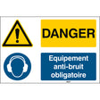 Allgemeines Warnschild, Ohrenschutz benutzen – ISO 7010