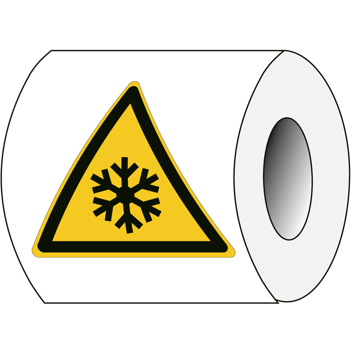 ISO safety sign - Warning of cold