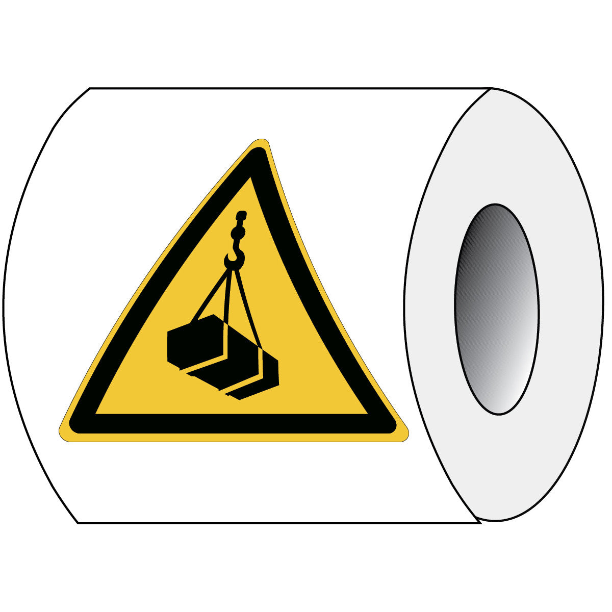 ISO safety sign - Warning of suspended load