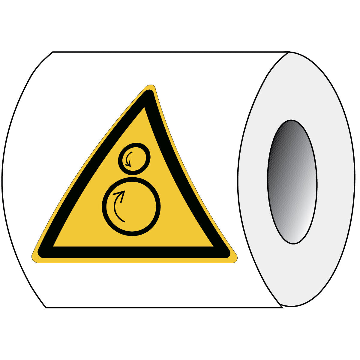 ISO safety sign - Warning of danger of entrapment