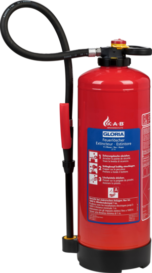 Gloria Lithium-Batterie Feuerlöscher WL9 Premium