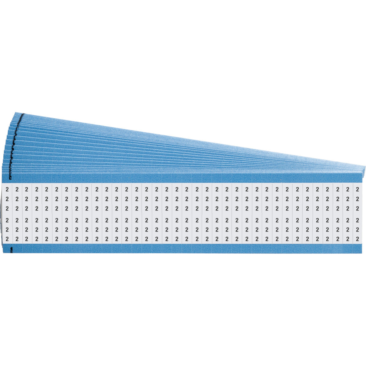 Vorgedruckte Drahtmarkierer mit Einzelzahlen