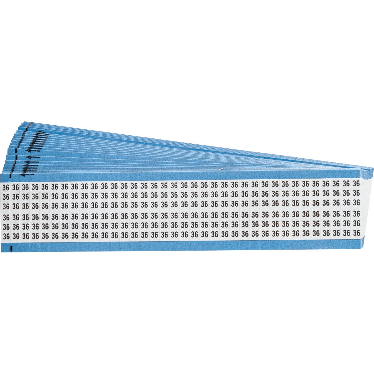 Kabelkennzeichnungskarten - einzelne Zahlen