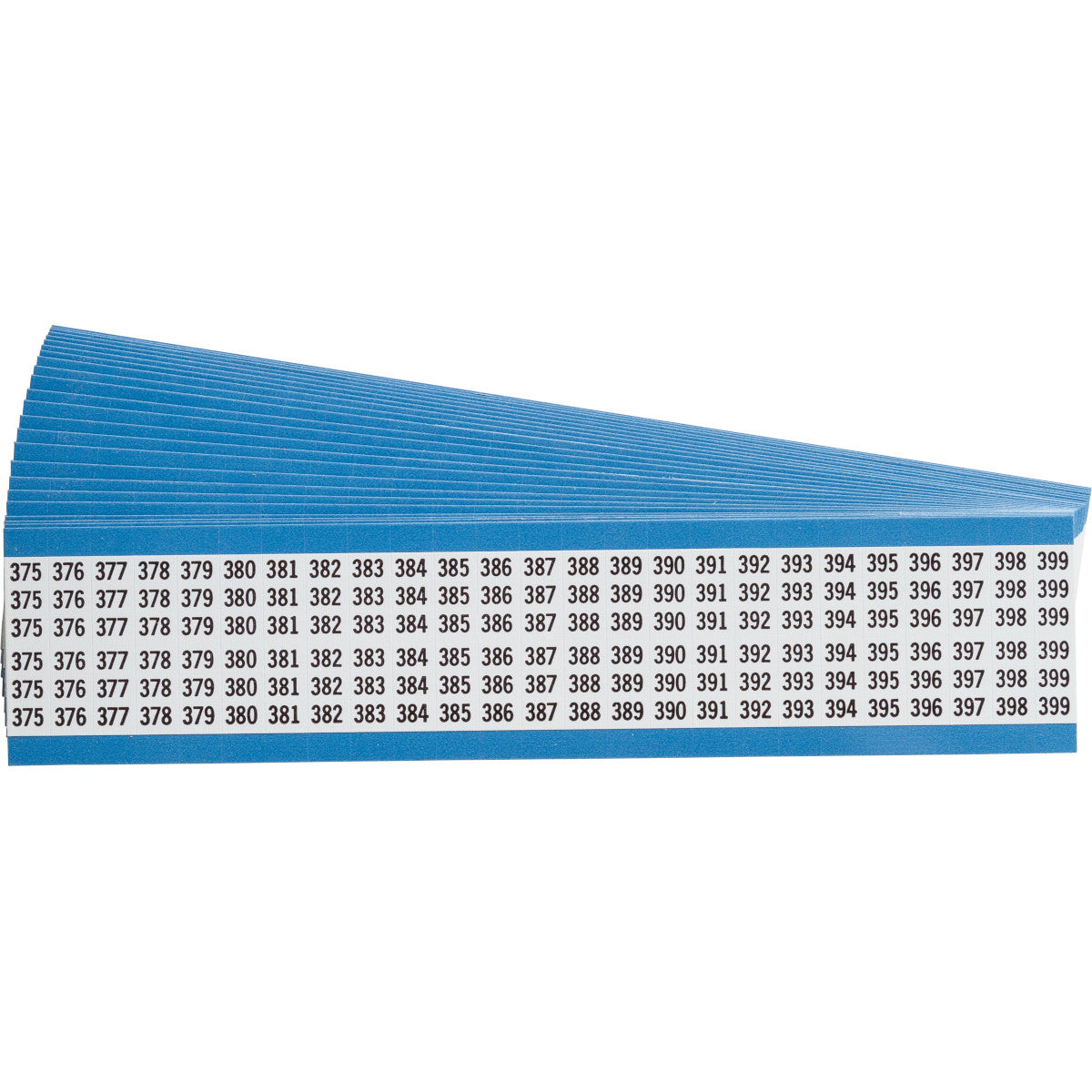 Kabelkennzeichnungskarten - fortlaufende Zahlen