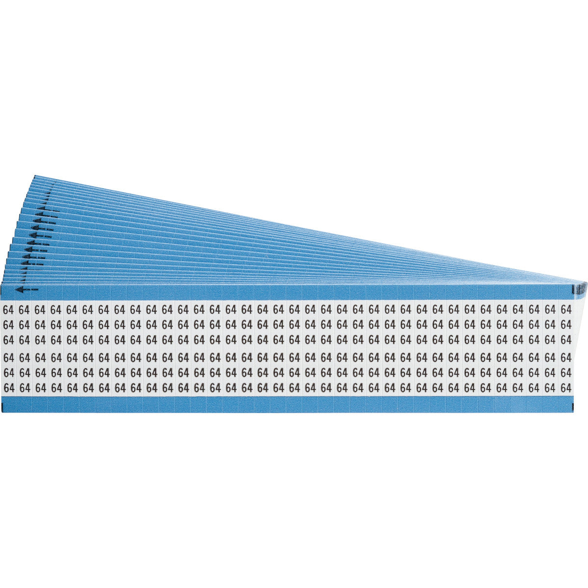 Kabelkennzeichnungskarten - einzelne Zahlen