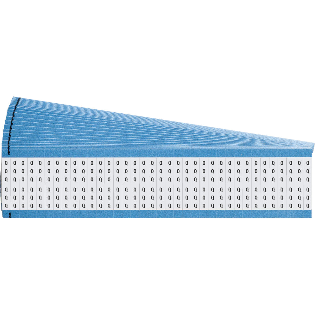 Kabelkennzeichnungskarten - einzelne Buchstaben - Großbuchstaben