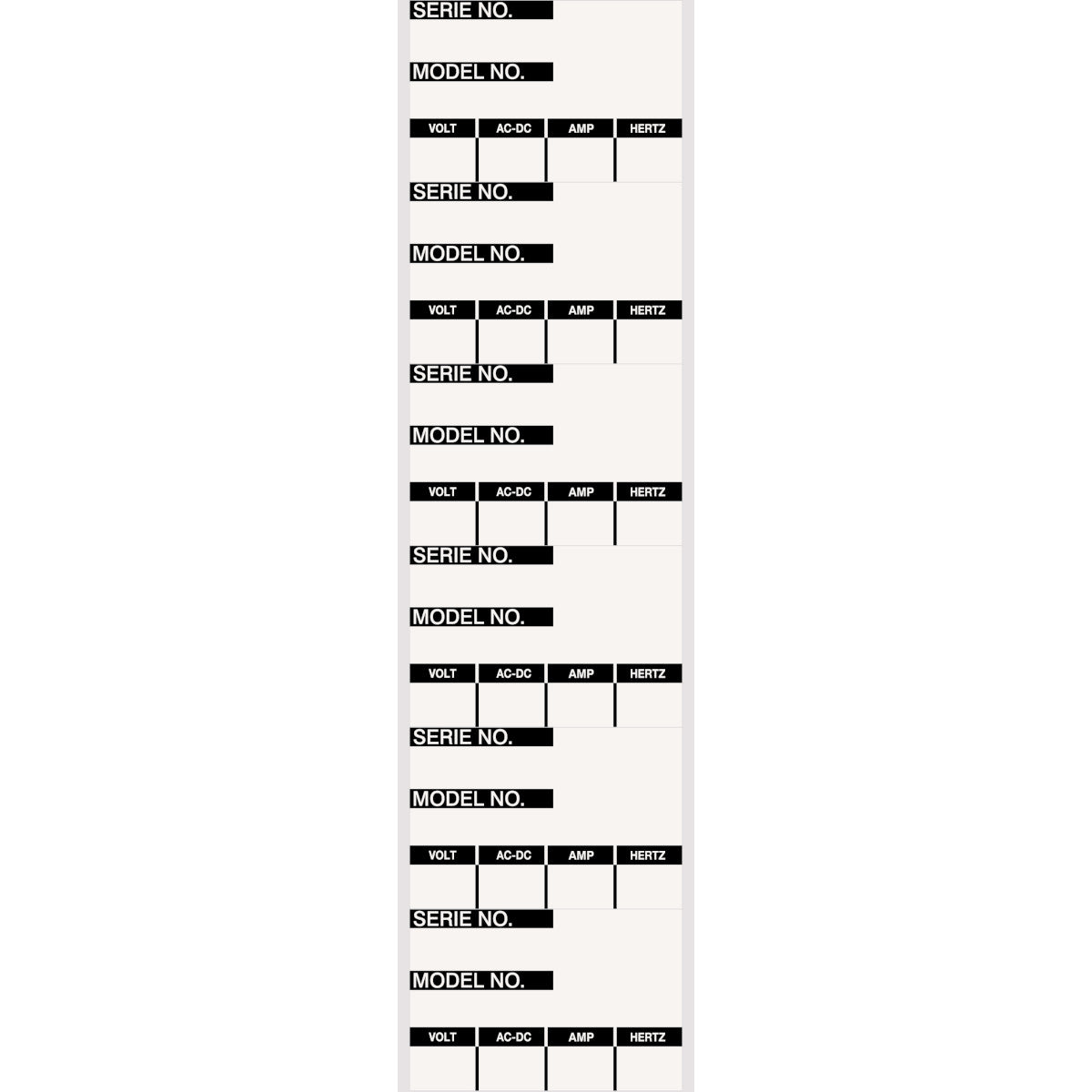 Beschriftbare Etiketten aus Vinylgewebe, B-500